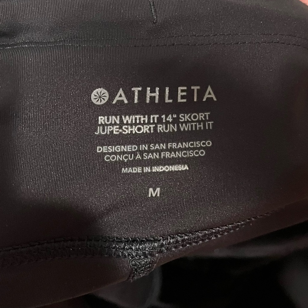 Athleta Black Skort - Picture 3 of 3